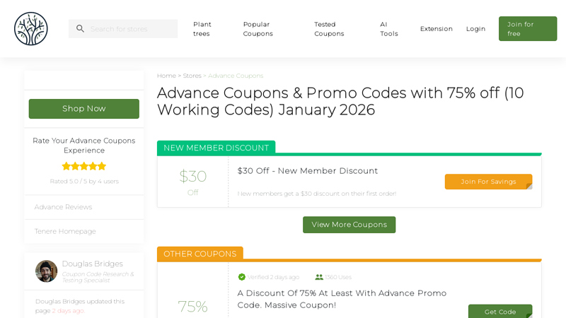75% OFF Advance Coupon Codes discount codes for advance auto parts