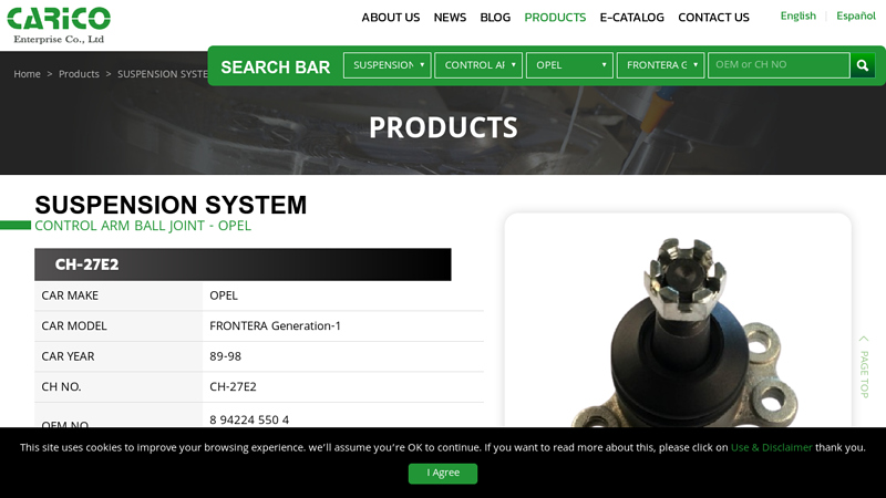 8 94243 234 0|8942245504|8942432340 frontera auto parts