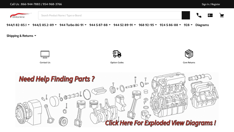 944online porsche 944 parts car