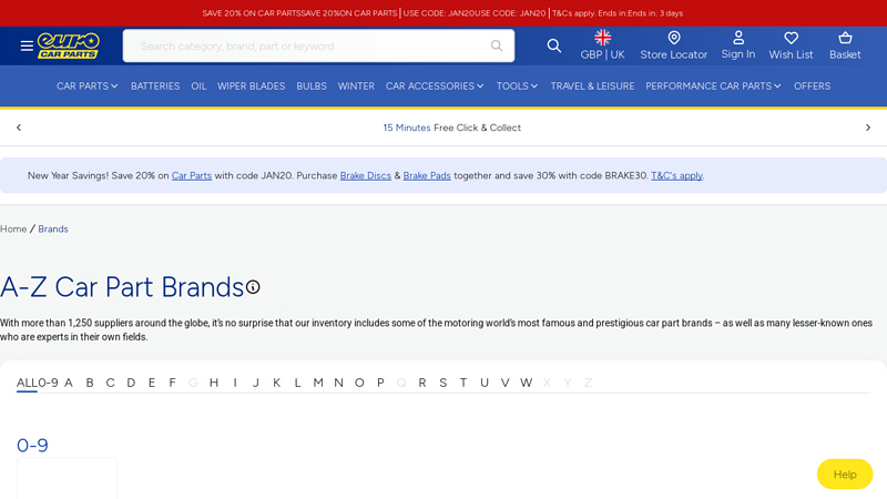 A auto parts european cars