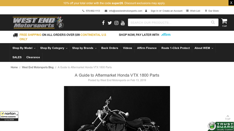 A Guide to Aftermarket Honda VTX 1800 Parts honda vtx 1800c parts