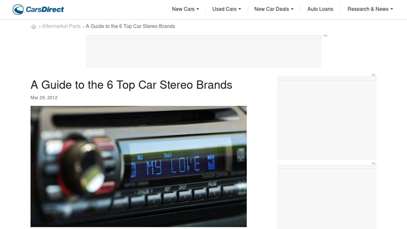 A Guide to the 6 Top Car Stereo Brands car radio parts
