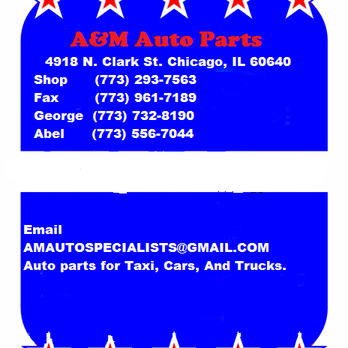 A & M Auto Parts guide