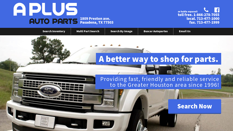 A Plus Auto Parts used auto parts pasadena tx