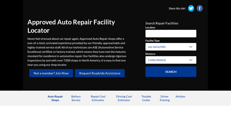 AAA Approved Auto Repair Facility Locator Auto Parts aaa auto parts near me