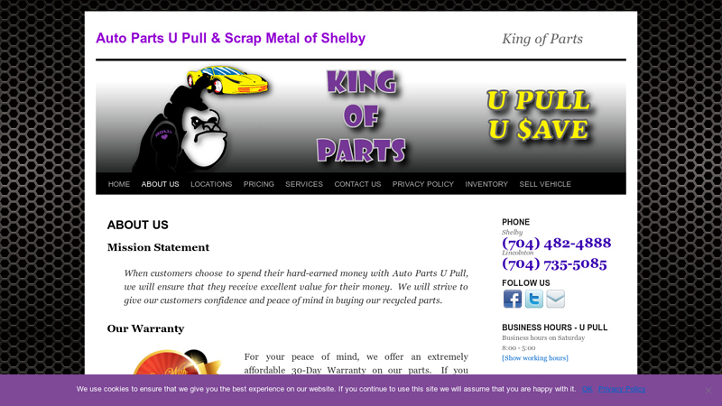 About Auto Parts U Pull u-auto-pull-it auto parts