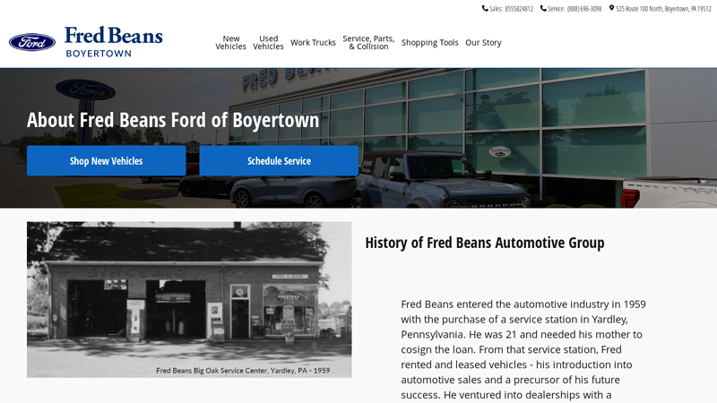 About Fred Beans Ford of Boyertown advance auto parts pottstown pennsylvania