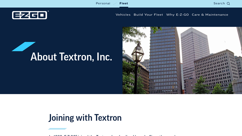 About Textron, Inc. ezgo golf car parts