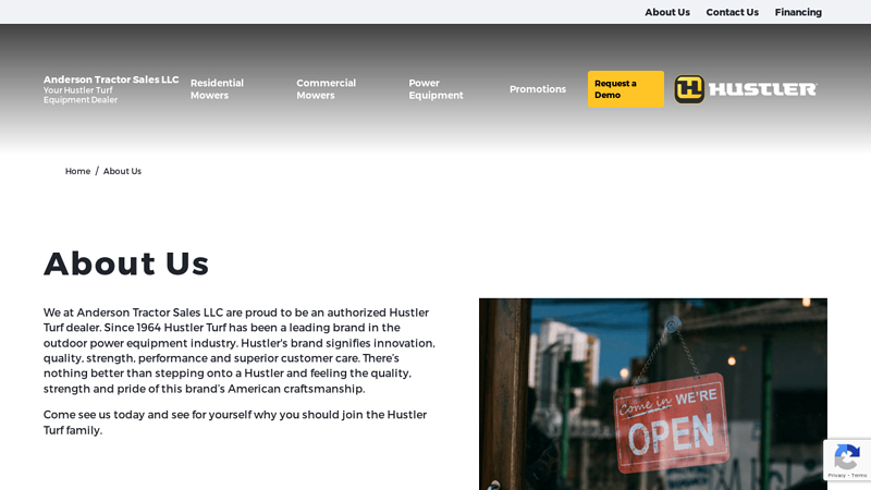 About Us anderson tractor parts