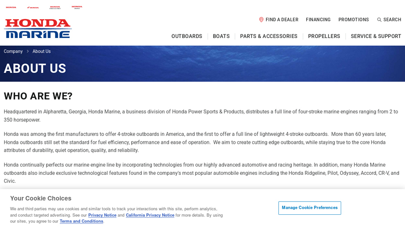 About Us honda marine motor parts