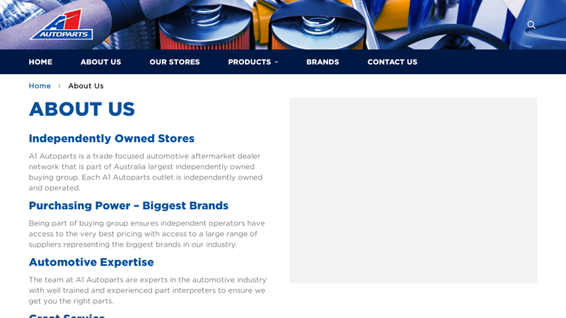 About Us a1 auto parts