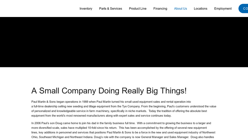 About Us martin tractor parts