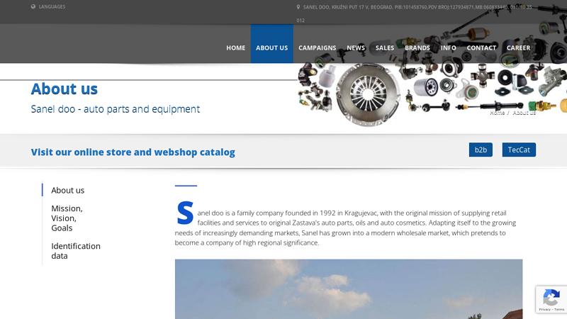 About us sanel auto parts