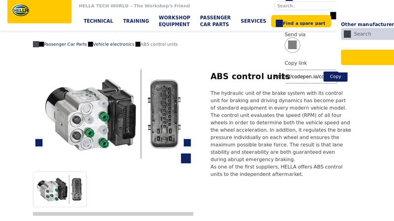 ABS control units abs car parts