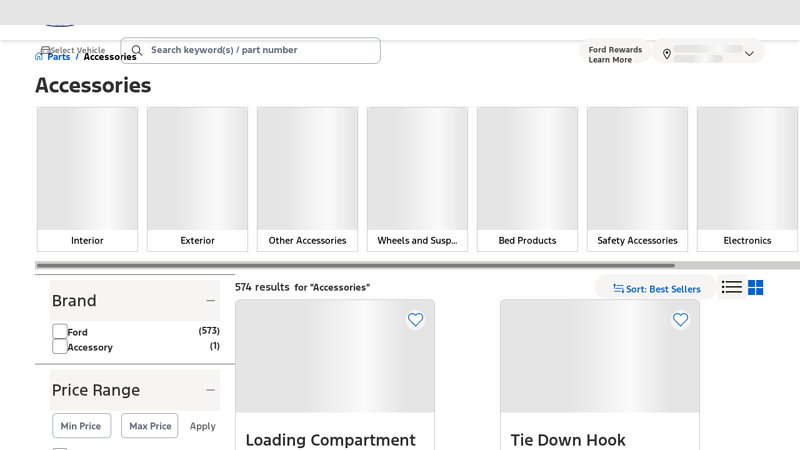 Accessories ford lincoln parts