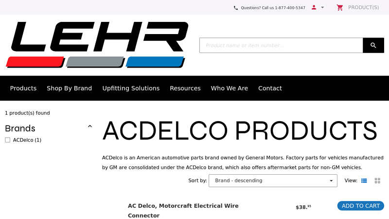 ACDelco Products acdelco auto parts