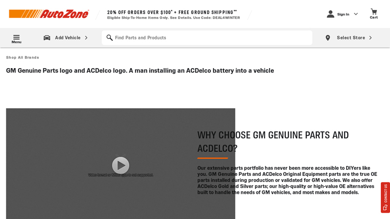 ACDelco Products: Find the  Prices and Reviews auto zone parts