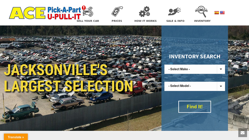 Ace Pick A Part: Junkyard Recycling cash for car parts