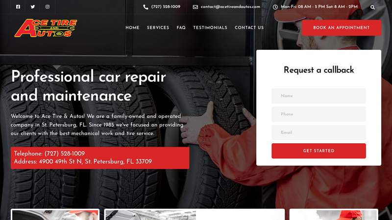 Ace Tire & Auto ace auto parts tampa florida