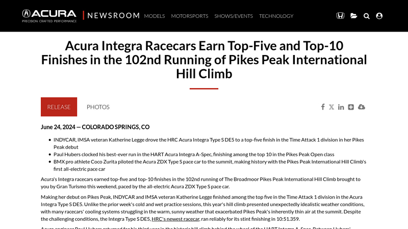 Acura Integra Racecars hubers auto parts