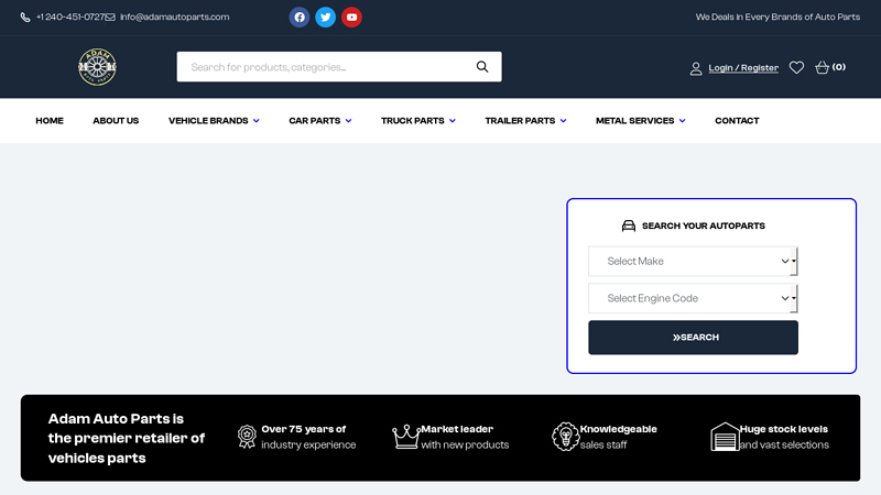 Adam Auto Parts adam's auto sales & parts llc