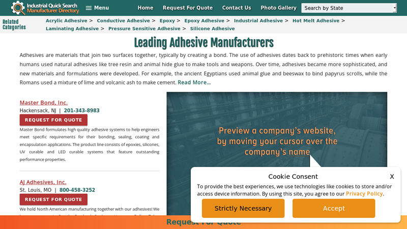 Adhesive Manufacturers auto parts glue