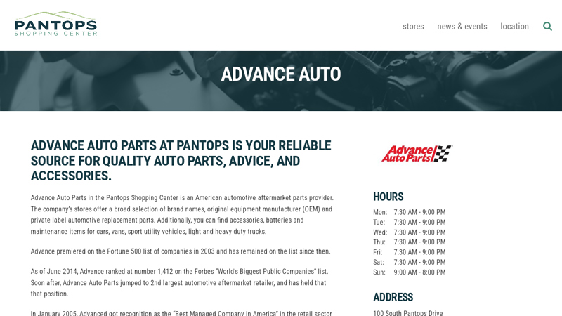 Advance Auto Parts auto parts charlottesville va