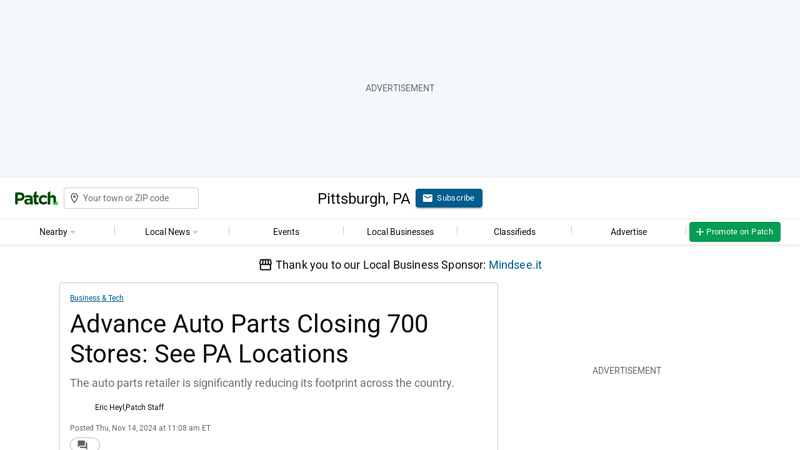 Advance Auto Parts Closing 700 Stores: See PA Locations advance auto parts harrisburg