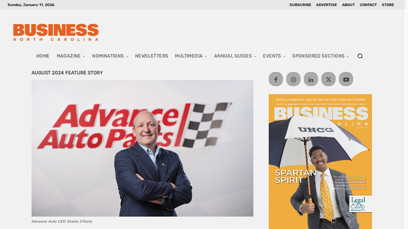 Advance Auto Parts hired Shane O'Kelly to drive its finances in a ... advance auto parts salem va