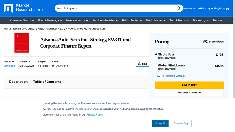 Advance Auto Parts Inc advances auto part