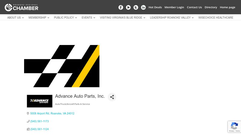 Advance Auto Parts, Inc. advance auto parts salem va