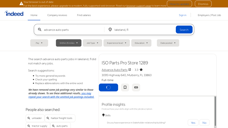 Advance Auto Parts jobs in Lakeland, Fl advance auto parts waco