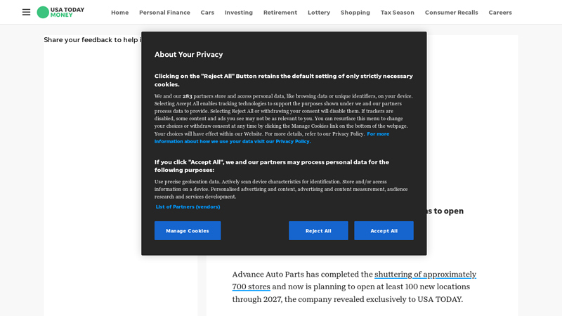 Advance Auto Parts mass store closures done; 100 new locations ... advanced auto parts closing near me