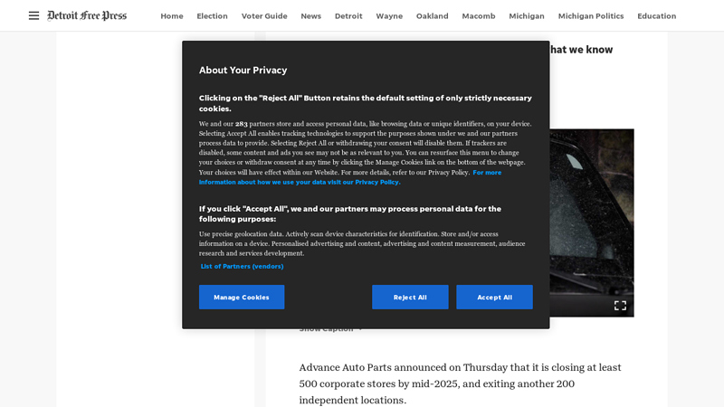 Advance Auto Parts plans to close stores advance auto parts battle creek