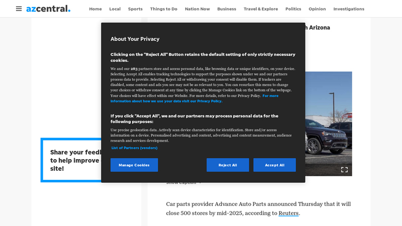 Advance Auto Parts to close 500 stores. How is Arizona is affected? advance auto parts phoenix