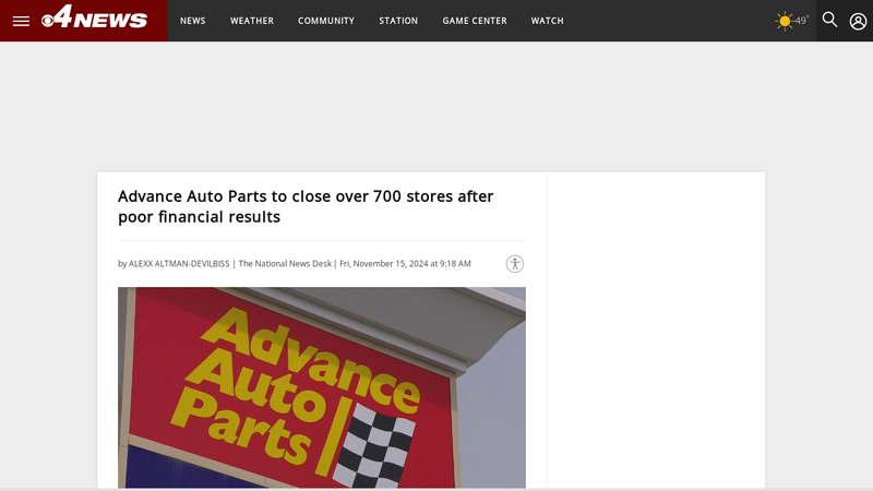Advance Auto Parts to close over 700 stores after poor financial results advance auto parts las cruces