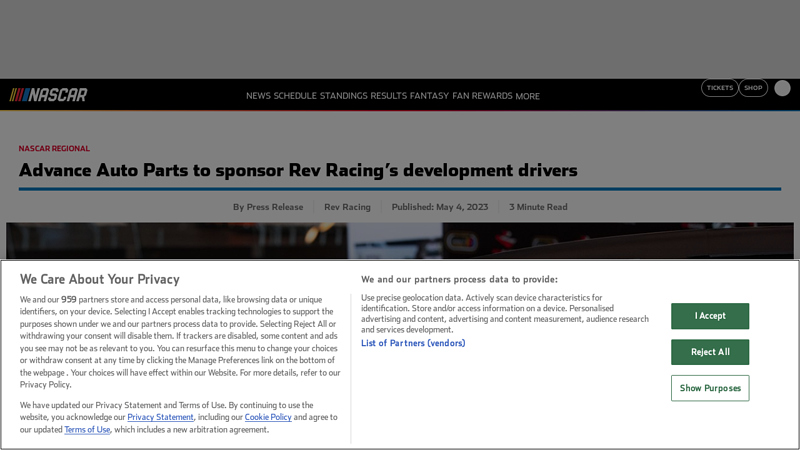 Advance Auto Parts to sponsor Rev Racing's development drivers advance auto parts griffin ga