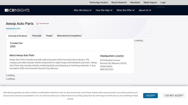 Aesop Auto Parts aesop auto parts