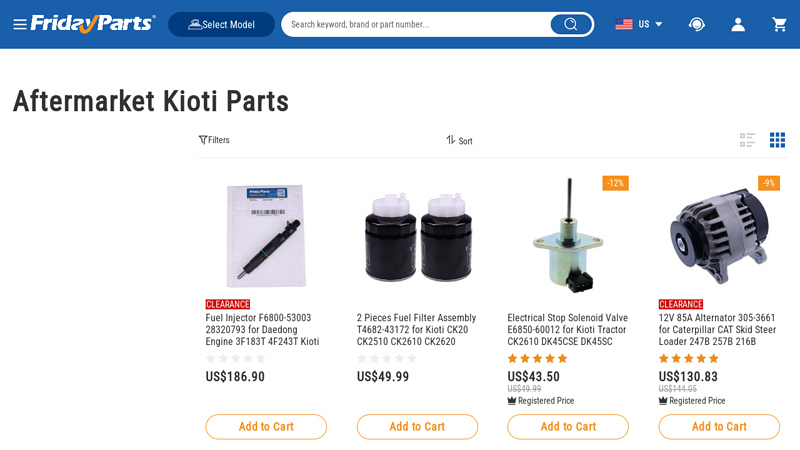 Aftermarket Kioti Tractor Parts kioti tractor parts