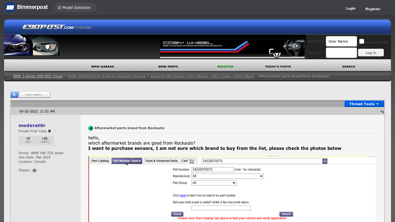 Aftermarket parts brand from Rockauto rocks auto parts