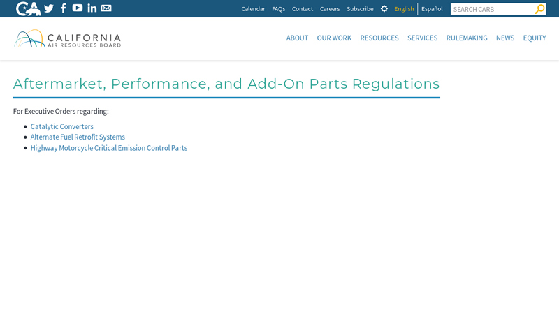 Aftermarket, Performance, and Add cal state auto parts