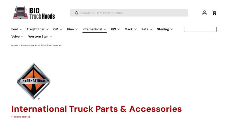 Aftermarket, Used & OEM International Truck Parts used international truck parts