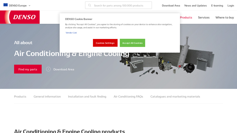 Air Conditioning (AC) and Engine Cooling car aircon parts