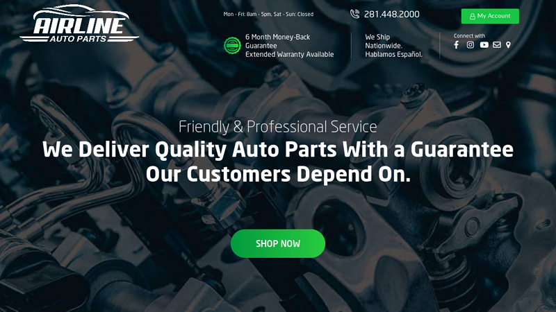 Airline Auto Parts used car parts houston