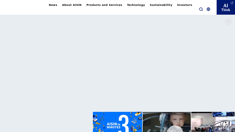 AISIN CORPORATION Global Website eco auto parts