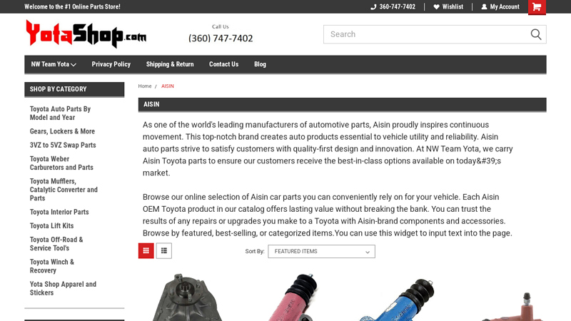 Aisin Toyota Parts – Aisin Auto Parts aisin car parts