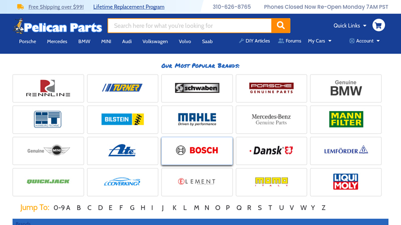 All Brands custom auto parts