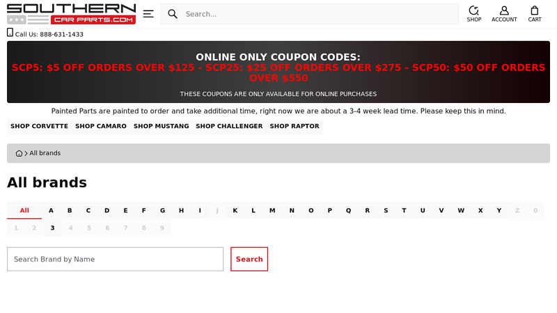 All brands the right stuff car parts