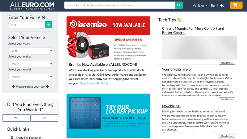 All European Auto Parts european auto parts near me