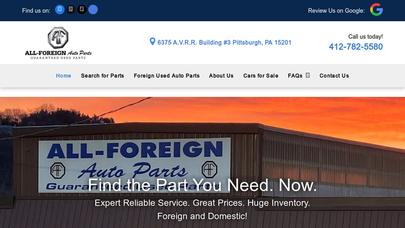 All Foreign Auto Parts: Auto Parts Company used auto parts erie pa